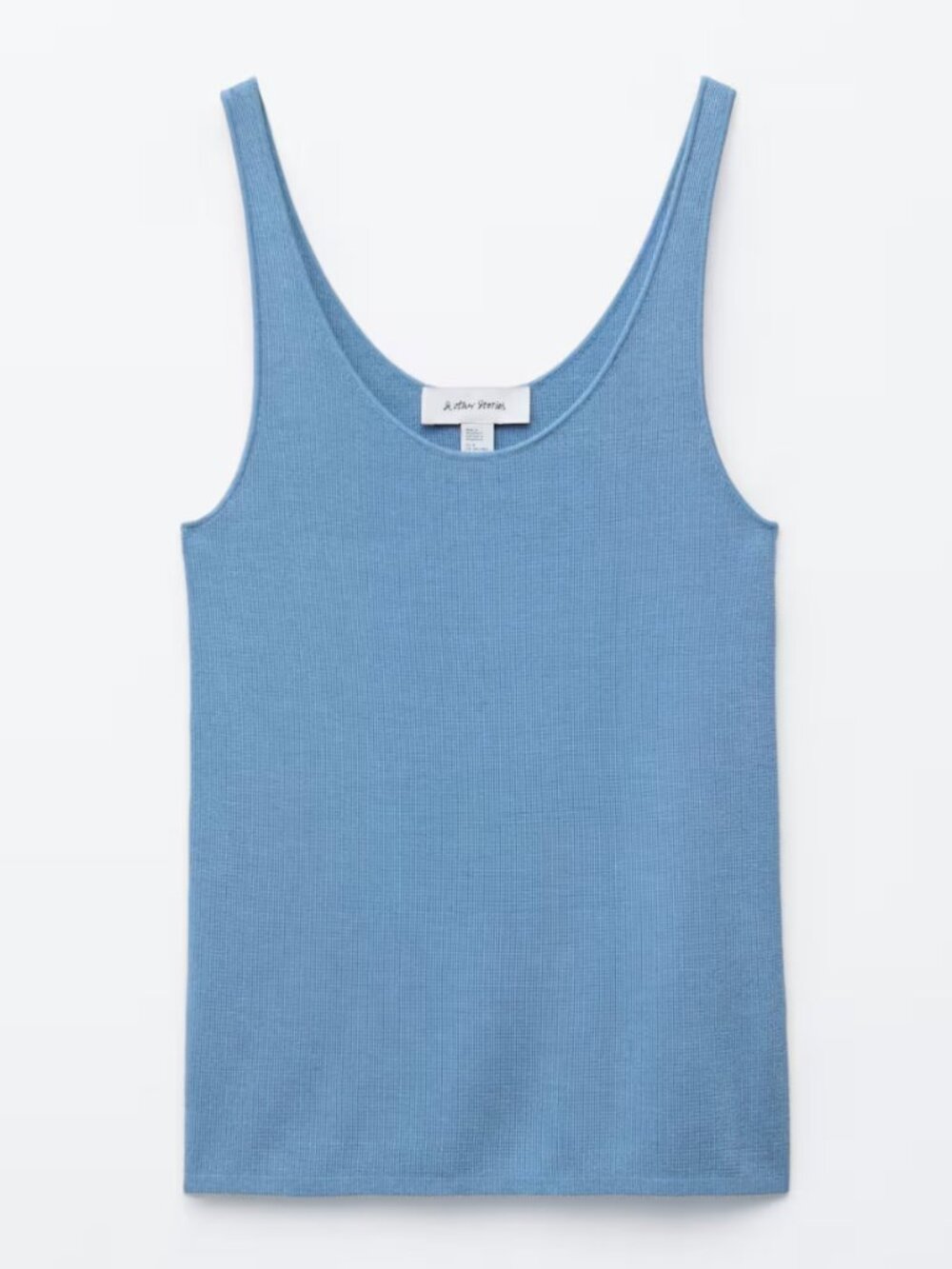 Knitted Scoop-Neck Tank Top